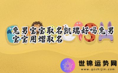 兔男宝宝取名